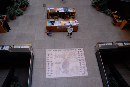Boston Public Library Floor Graphics